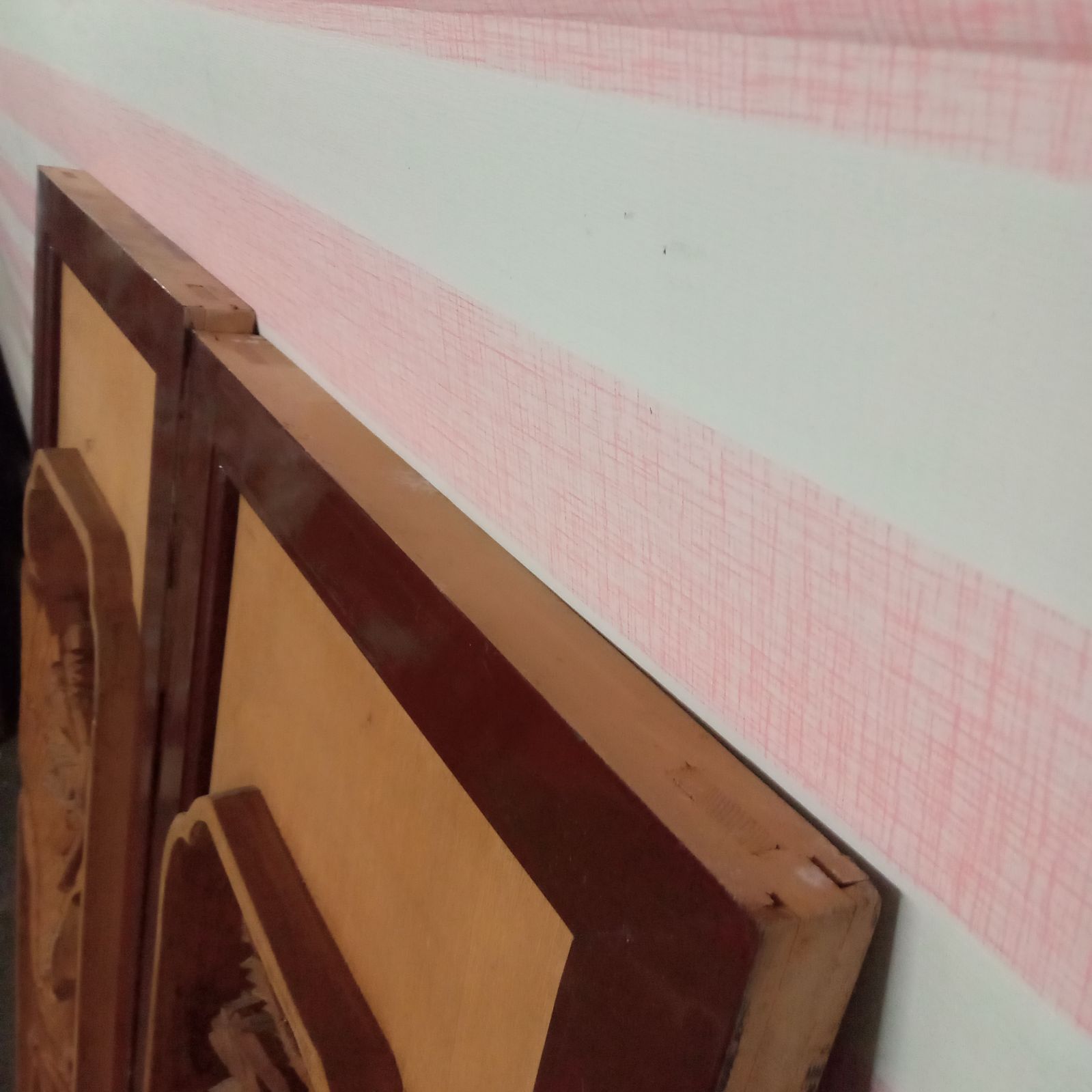 ◯ 欄間 建具 2枚セット レトロ 木製 アンティーク 昭和 - メルカリ