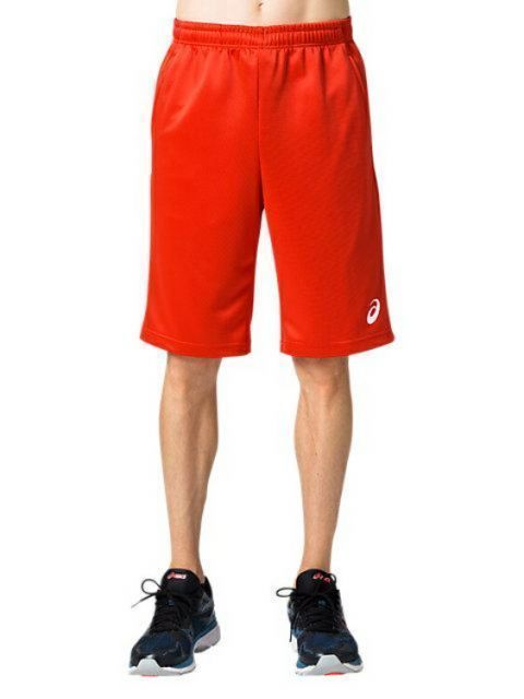 asics アシックス M TM KNIT HF PNT CLASSIC RED L 2031B246 600 | スポーツ メンズ L 服 衣料 衣料品 ボトムス ズボン ハーフパンツパンツ 吸汗速乾 ポリエステル100% リフレクターロゴ