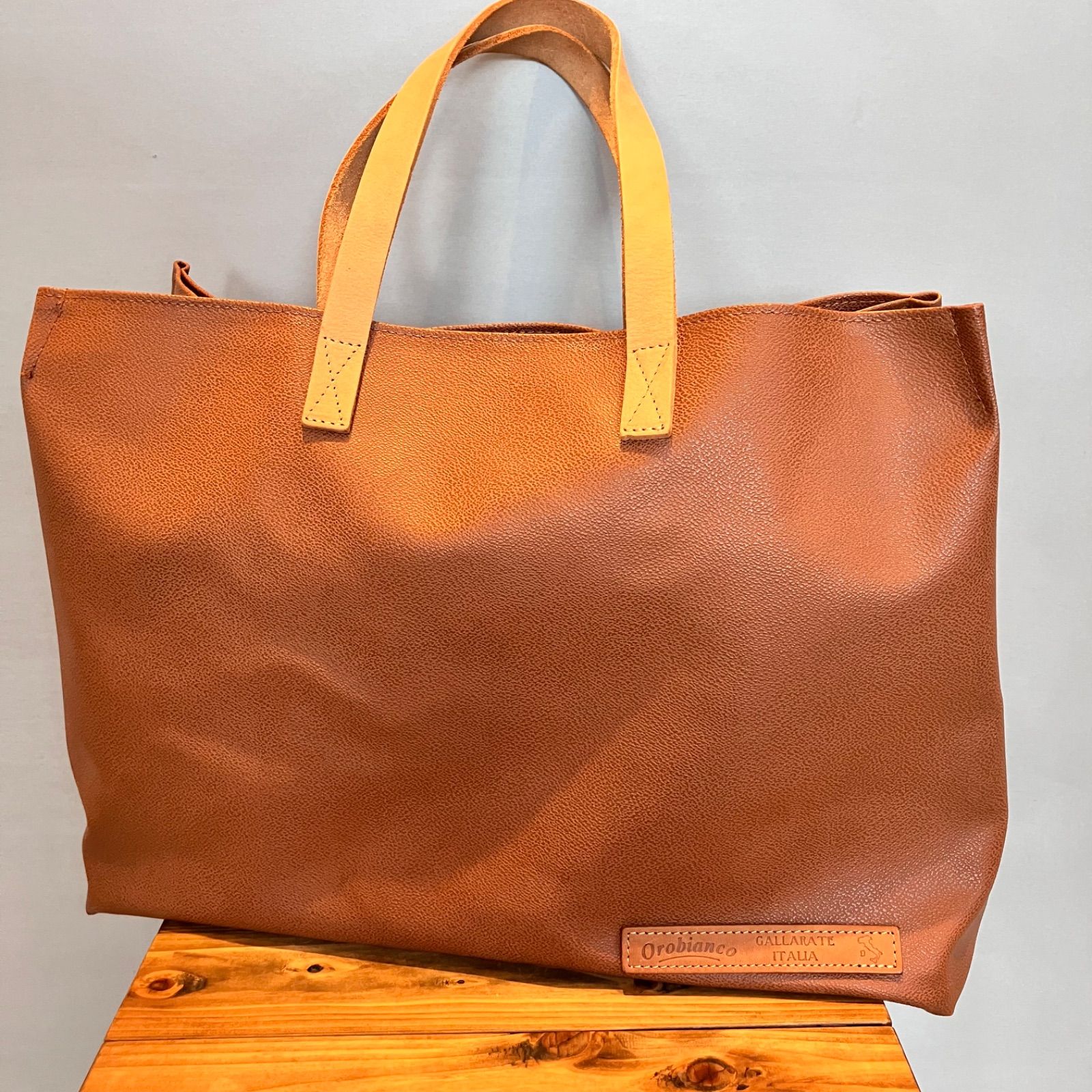 orobianco レザートート オロビアンコ レザー トートバッグ - メルカリ