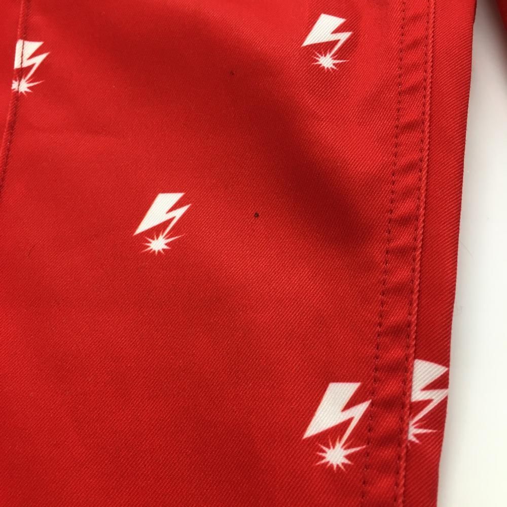 ラッセルノ  サイズ5  美品 ラッセルノ パンツ ネイビー×白 裏起毛 プリント メンズ 5(L