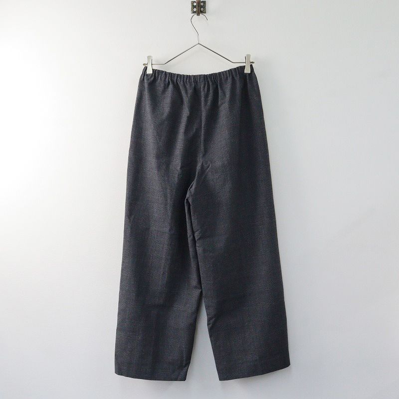 ENFOLD今季グレンチェックワイドパンツ 