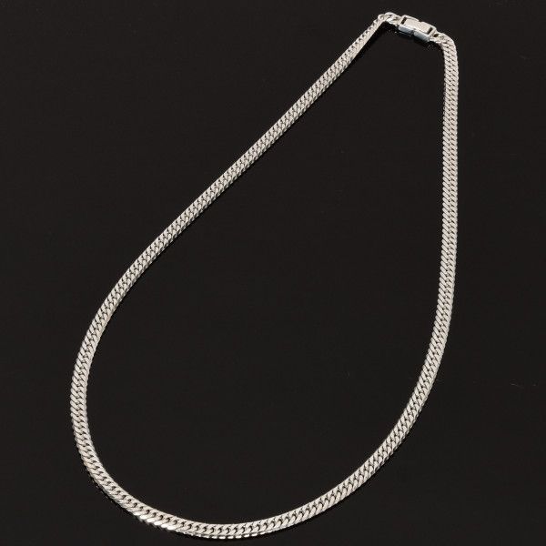 SV925 喜平 ネックレス 六面ダブル喜平ネックレス(22g-55cm)中留