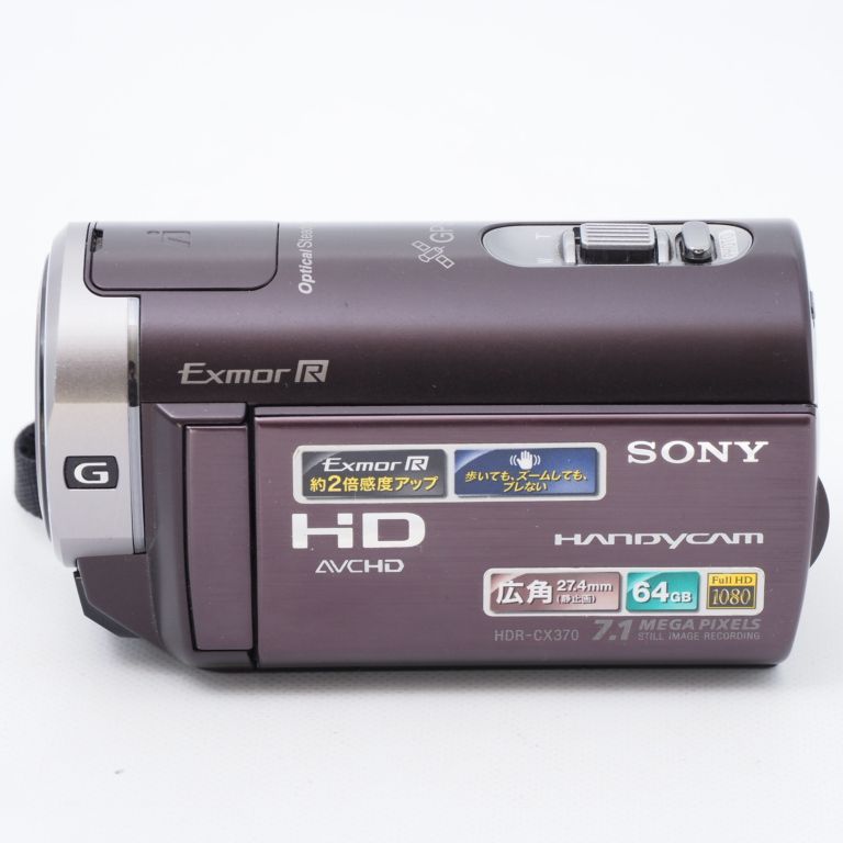 SONY Handycam HDR-CX370V ブラウン - メルカリ