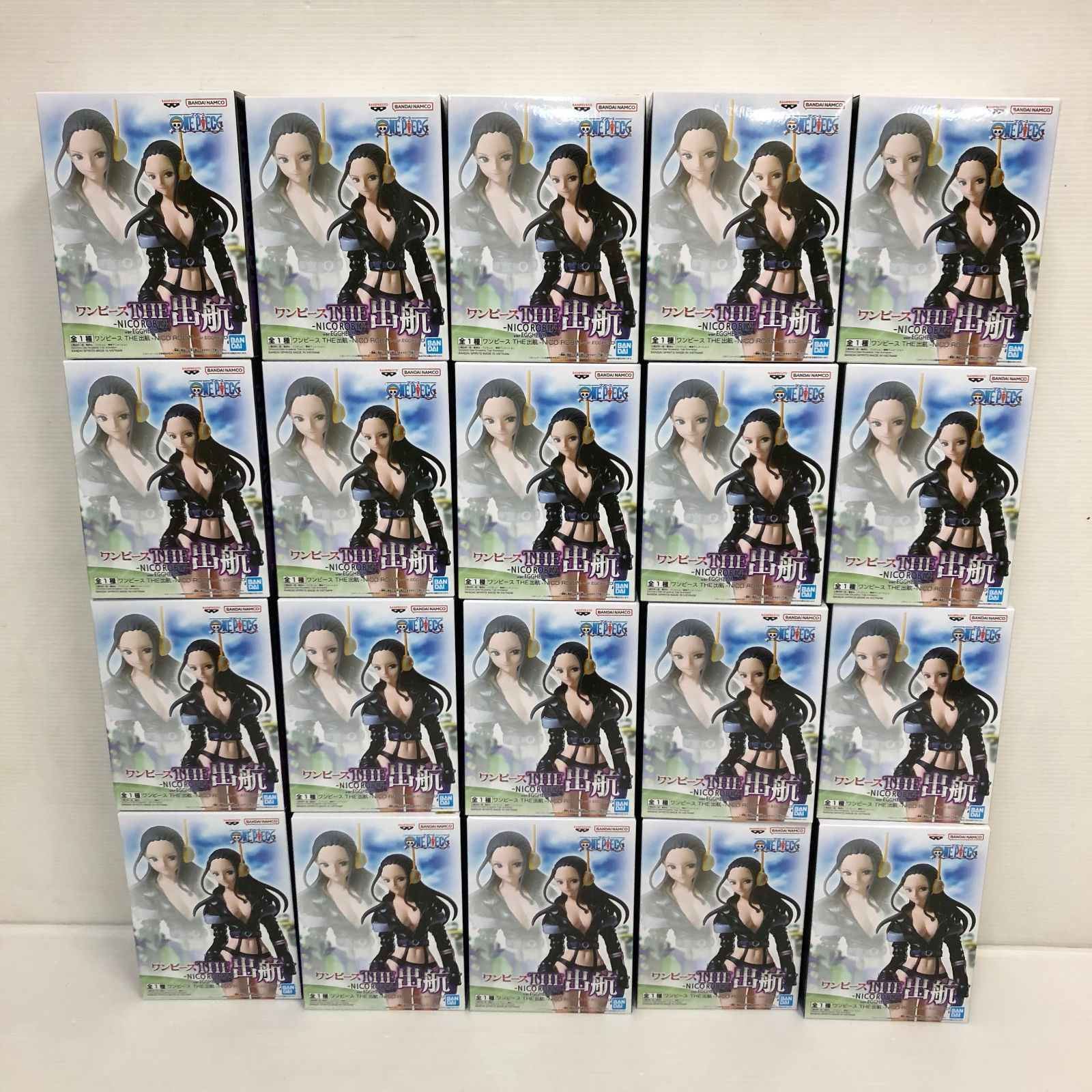 ▲ ワンピース THE 出航 NICO ROBIN ver.EGGHEAD 20個 まとめ 未開封品 smamuse091413