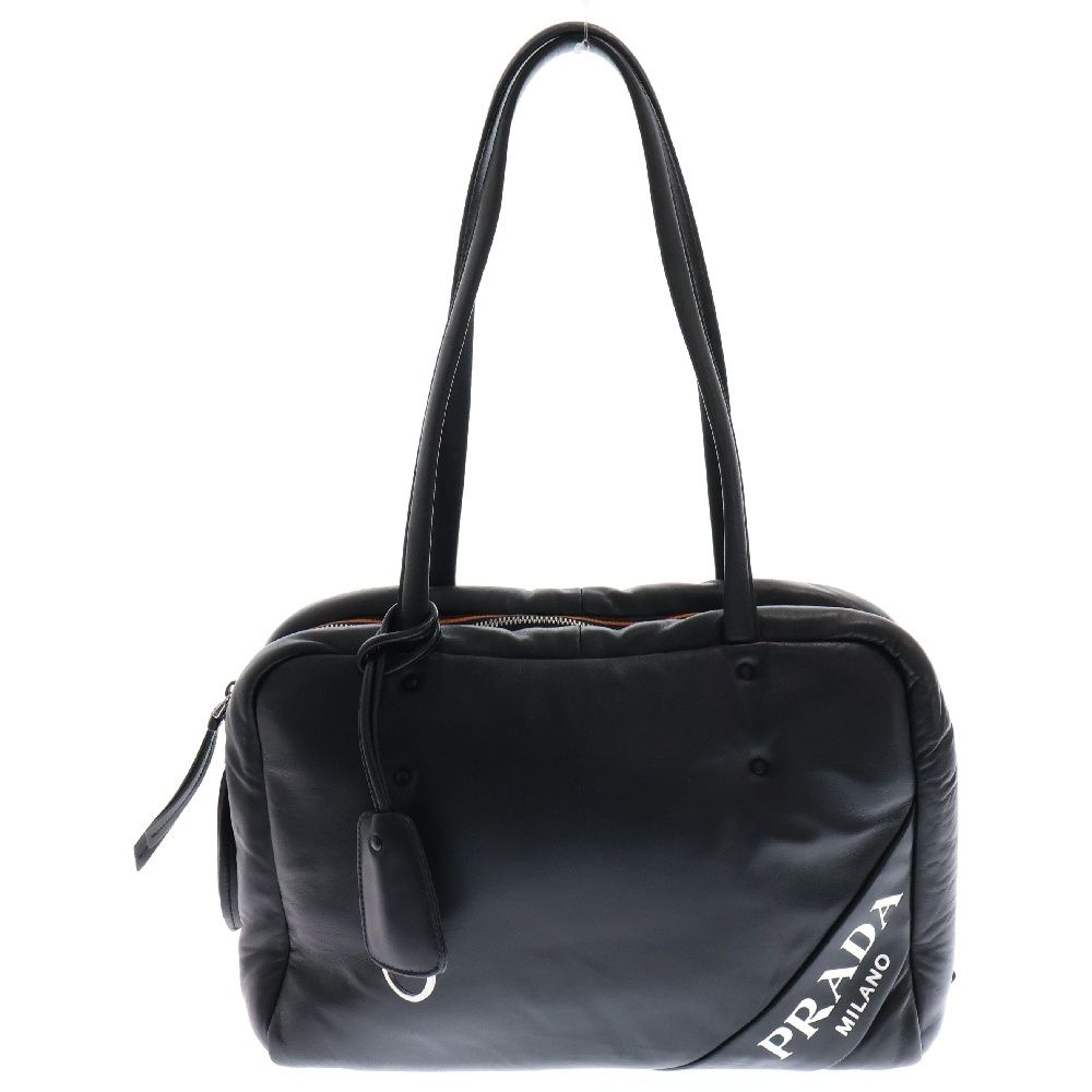 PRADA NAPPA SPORT NERO プラダ リボン レザー パンプス