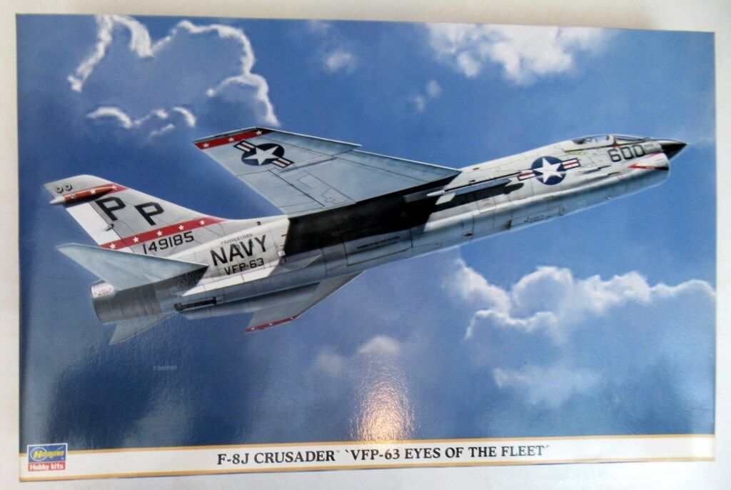 ハセガワ 1⁄48 F-8J クルーセイダー VFP-63 アイズ オブ ザ フリート