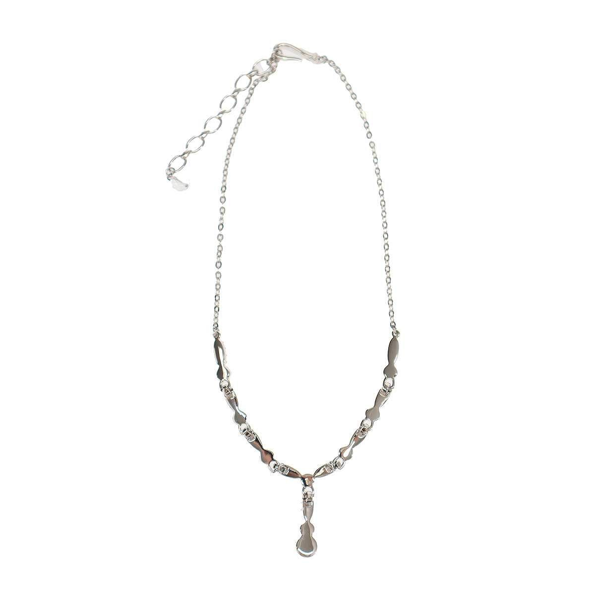 SWAROVSKI スワロフスキー Emma Y ネックレス シルバー - メルカリ