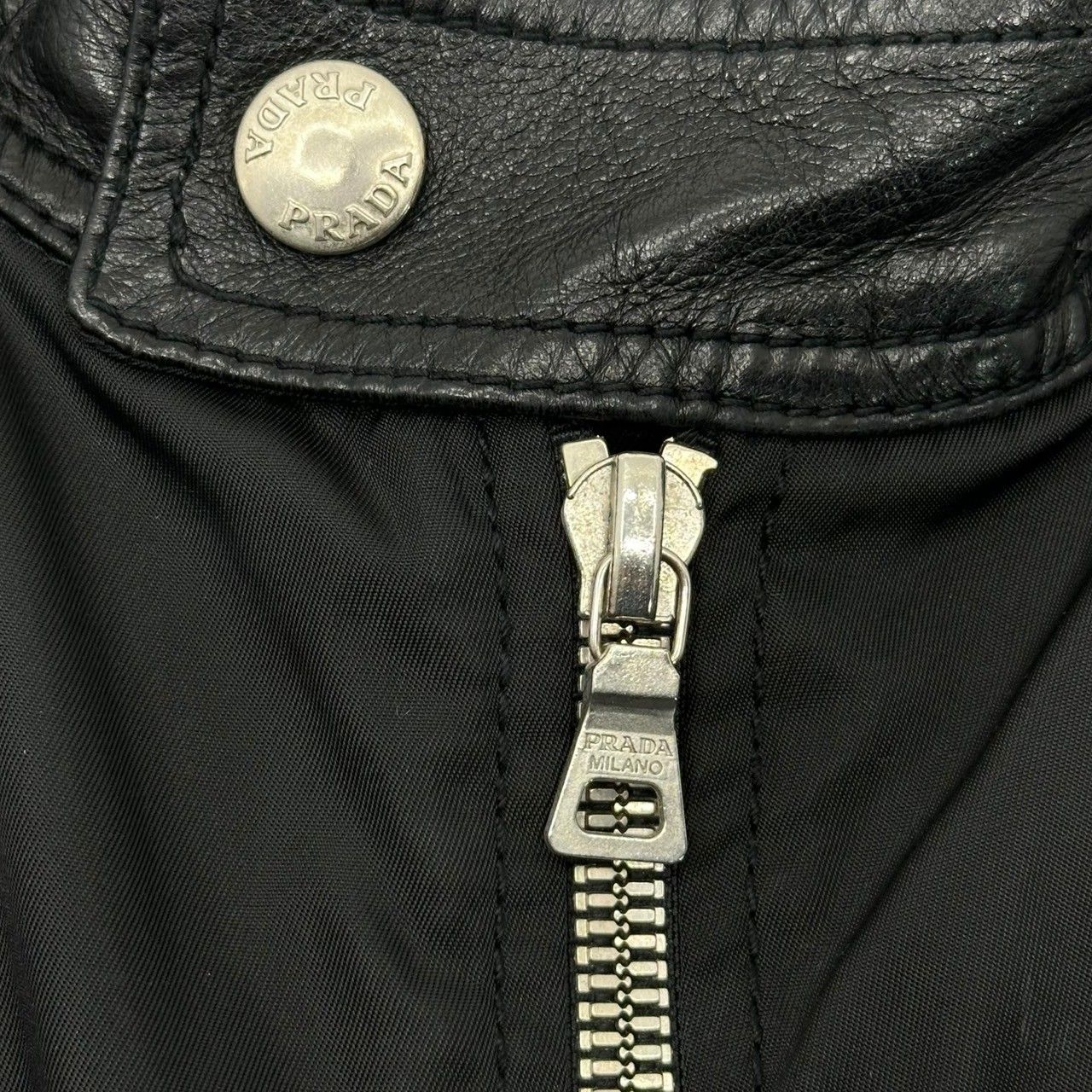 PRADA(プラダ) 1996 Archive Leather Nylon Docking Vest