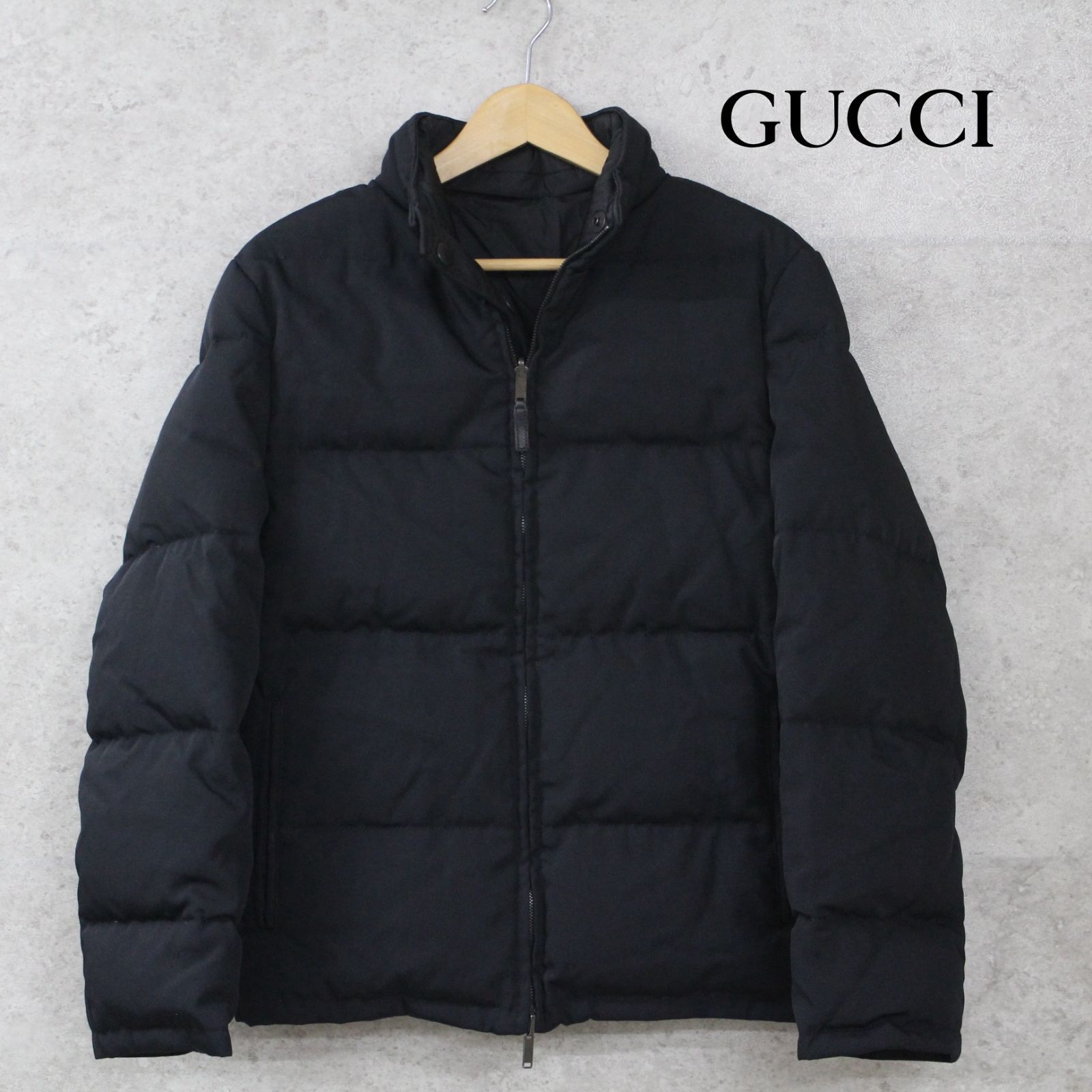 S086)GUCCI/グッチ リバーシブルダウンジャケット 162865 Z9697