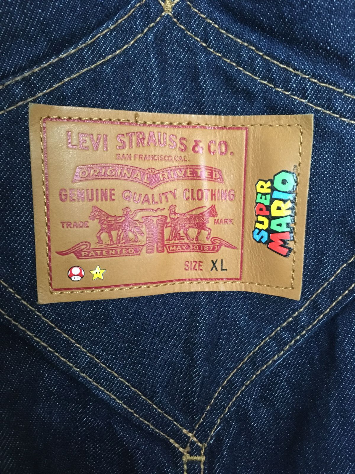 Levi's×SUPER MARIO コラボ オーバーオール 任天堂