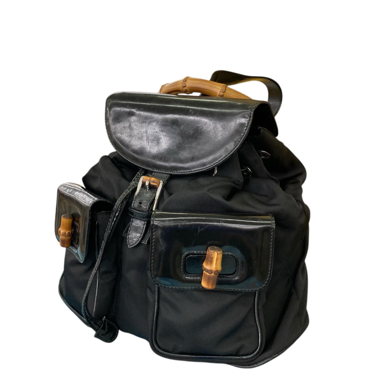 186005 GUCCI グッチ GUCCI バンブーリュック