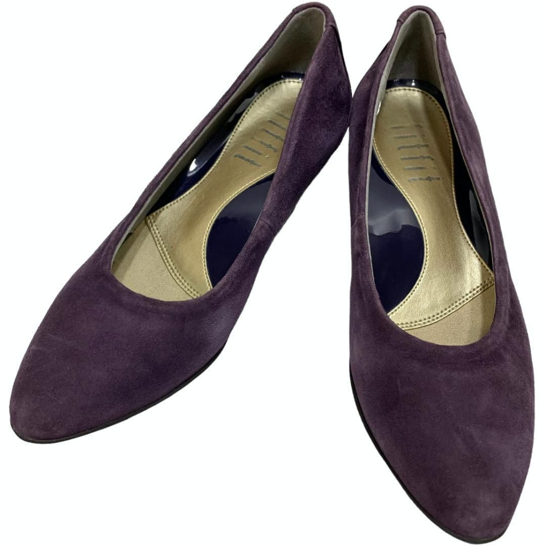 【極美品】　フィットフィット　(22.5) 　パンプス　アーモンドトゥ 極美品】 フィットフィット (22.5) パンプス アーモンドトゥ
