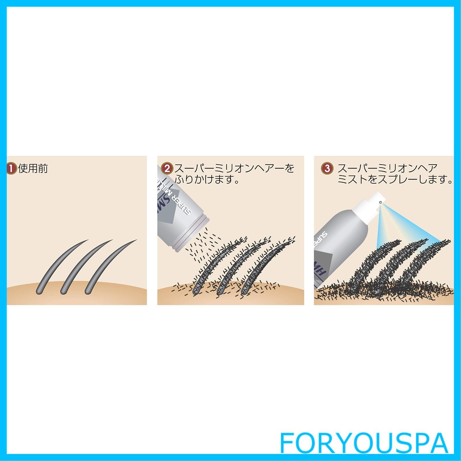 大容量】スーパーミリオンヘアー 40g ブラック No.1 最安値10個セット