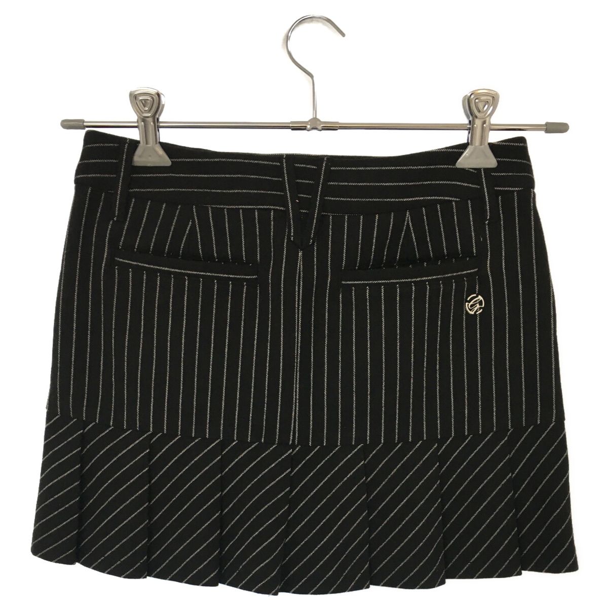 中古 レディース デサントゴルフ DESCENTE GOLF スカート S 黒