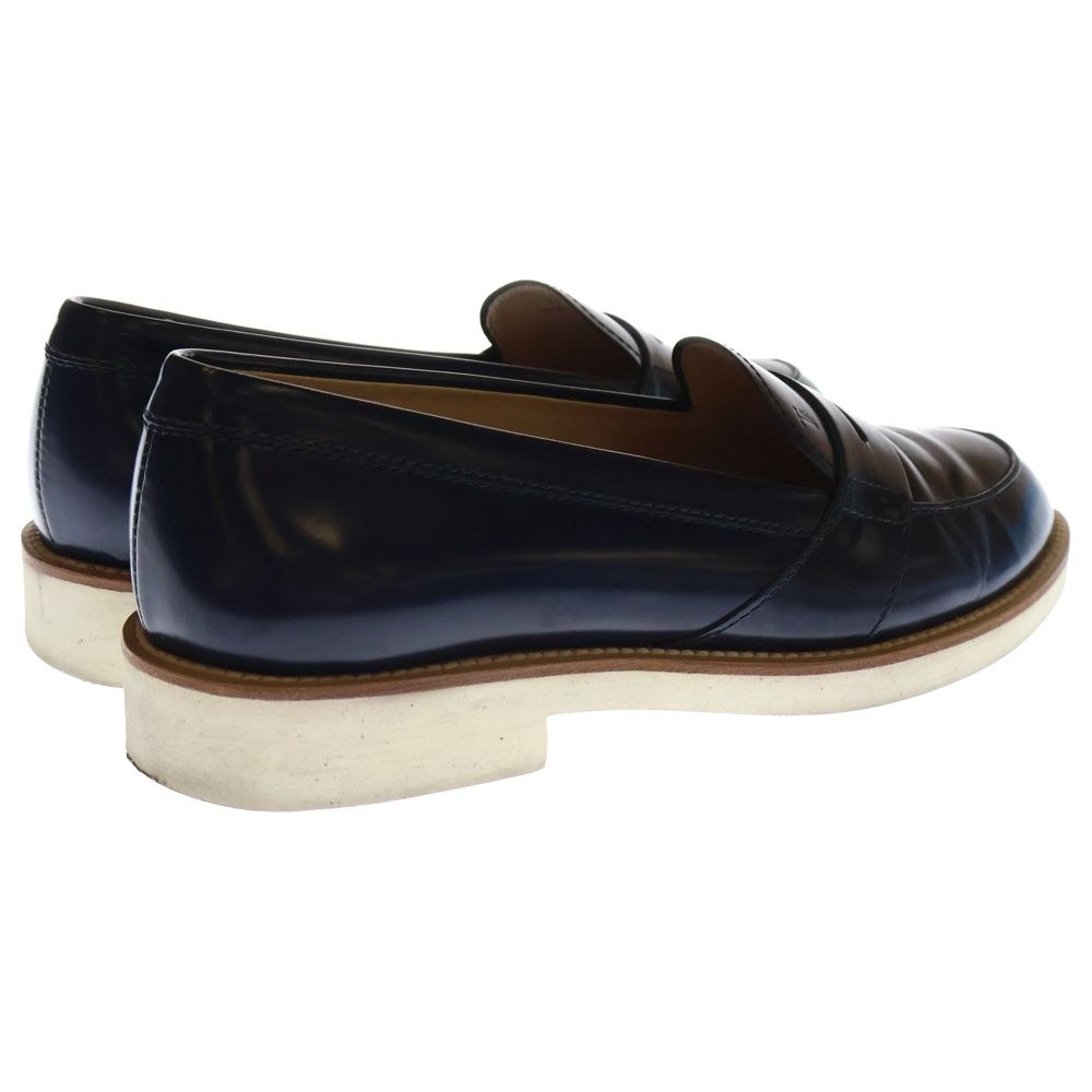 TODS ドライビングシューズ ネイビー 美品 トッズ 7 ダブルT