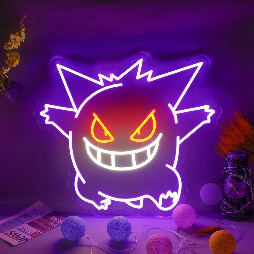 新品】ネオンサイン ネオンライト ゲンガー ポケモン - メルカリ