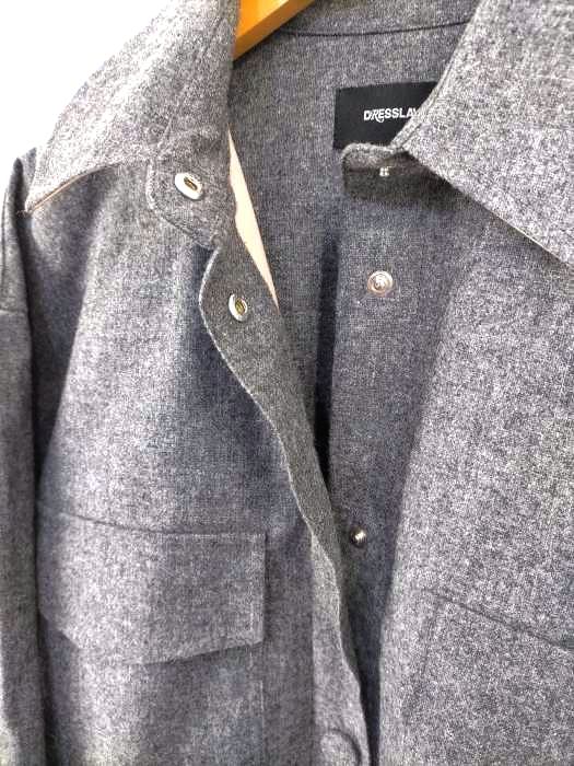 ドレスレイブ DRESSLAVE wool coating CPO coat ウールコーティングCPO