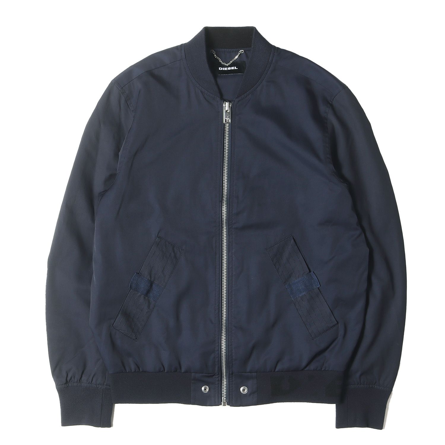 美品】DIESEL ディーゼル ジャケット ネイビー 紺 サイズ:M | スリーブ 