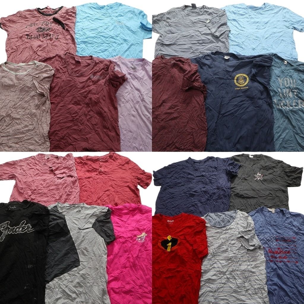 古着卸 mix プリント 半袖Tシャツ 20枚セット メンズ L リンガーＴ ミスターインクレディブル 映画 古着 NA0738