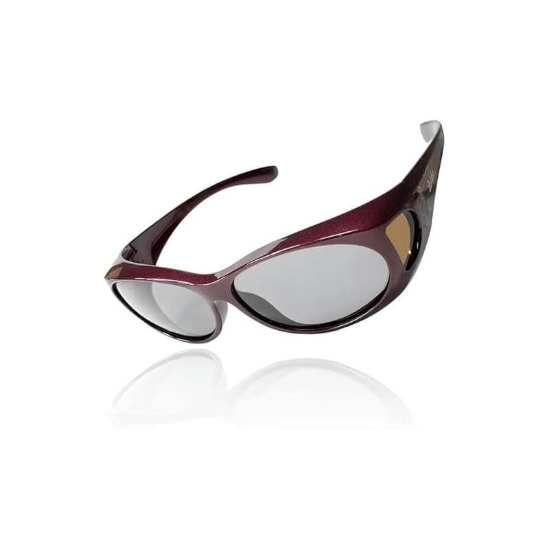 冒険王] オーバーグラス レディース サングラス 偏光サングラス