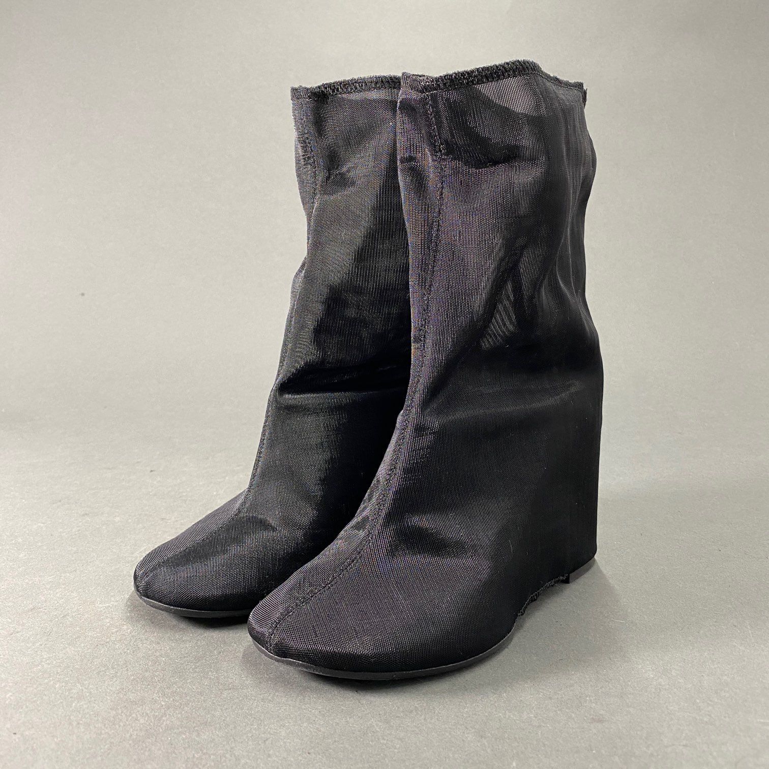 4L22《伊製》Maison Margiela MM6 エムエムシックス ニットブーツ 