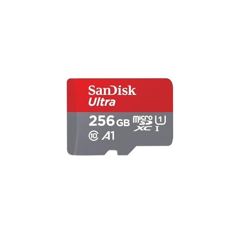 SanDisk (サンディスク) 256GB Ultra microSDXC UHS-I メモリーカード アダプター付き - 120MB/s C10 U1 フルHD A1 Micro SD カード - SDSQUA4-256G-GN6MA 1