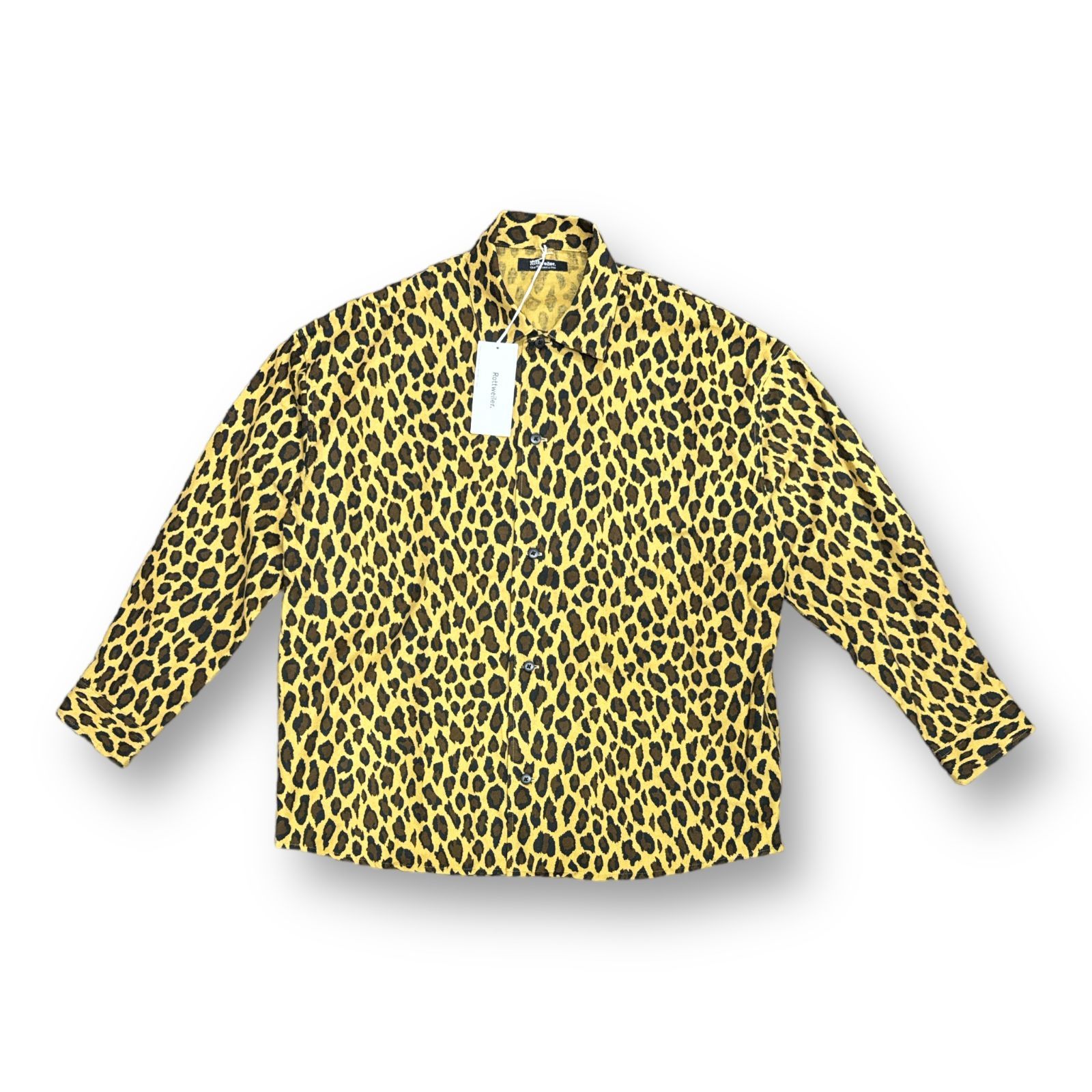 定価27500円 新品 ROTTWEILER 23AW R9 LEOPARD SHIRT RW23A0211 