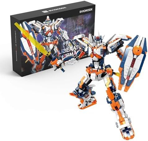✿ SVIOKODX メカビルディングブロックセット 大空解放ロボットモデルキット 大人用 クールテクニック ブリック メカ コレクターキット キッズ ボーイズ 8歳以上 1451ピース レンガ
