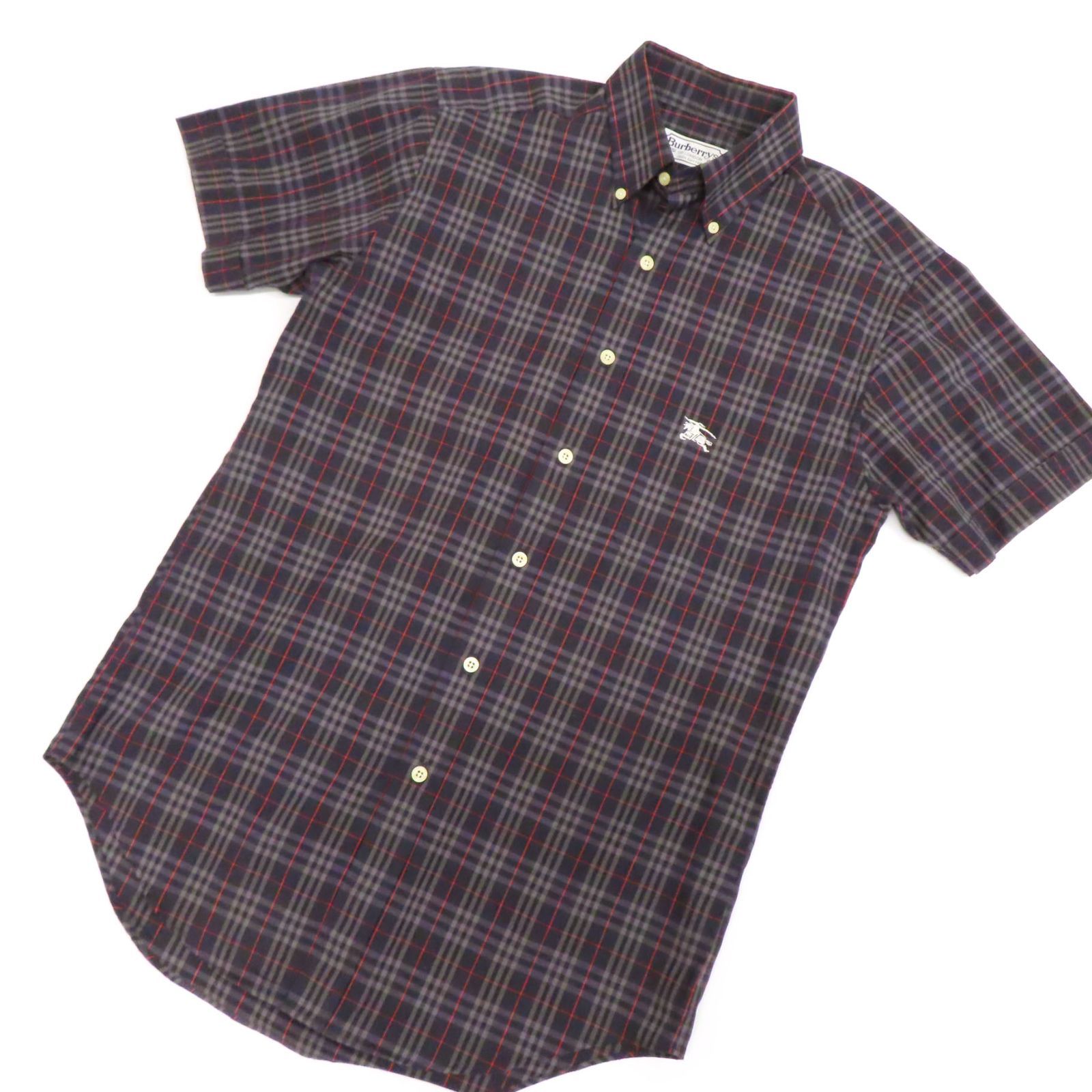11398 美品 BURBERRY バーバリー ノバチェック柄 ホースロゴ刺繍