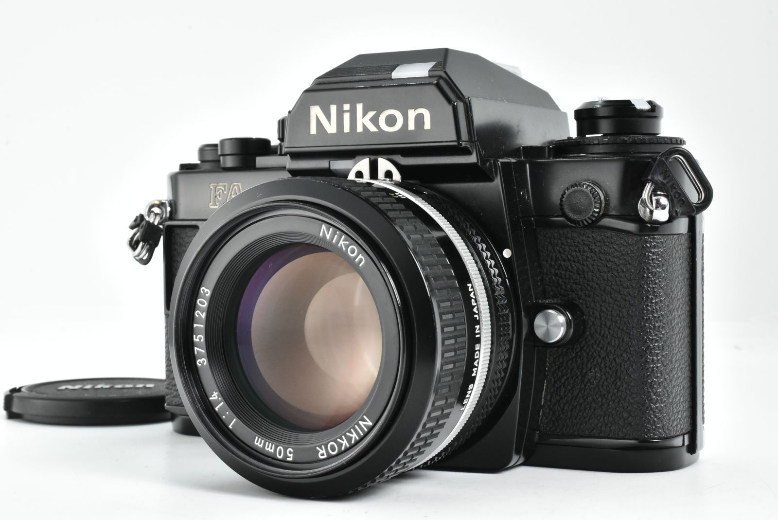 Nikon FA Black SLR Film Camera Ai 50mm f|1.4 Lens ニコン フィルム一眼レフカメラ ブラック 黒 ボディ EF-TN-JP1577