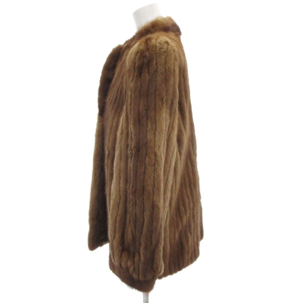 ☆SAGA MINK ライトベージュ 毛皮コート サイズ13 SAGA MINK サガミンク ファー 毛皮 ミンクコート 13