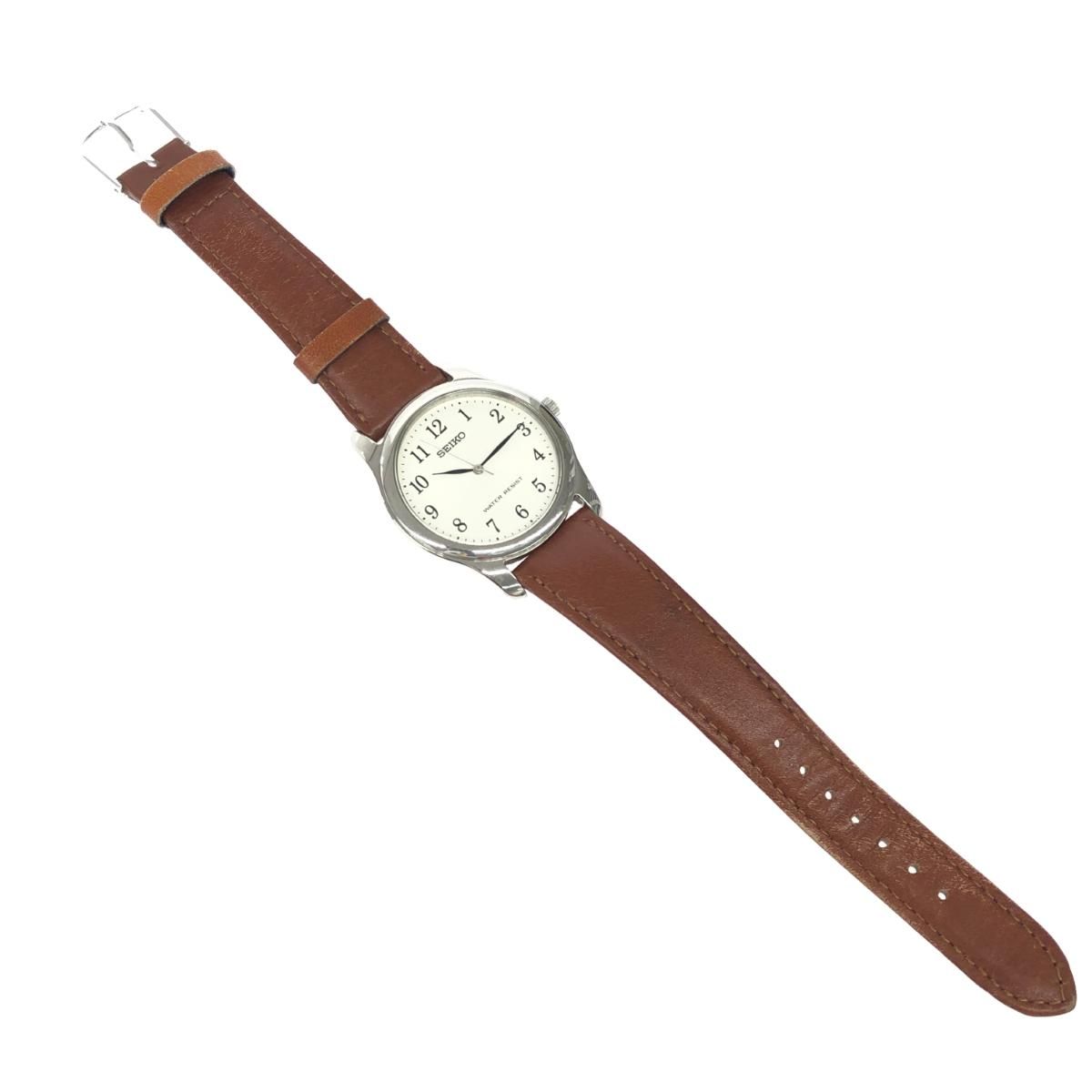 SEIKO セイコー 腕時計 7N01-0EF0 ゴールドカラー/ブラウン SS/レザー