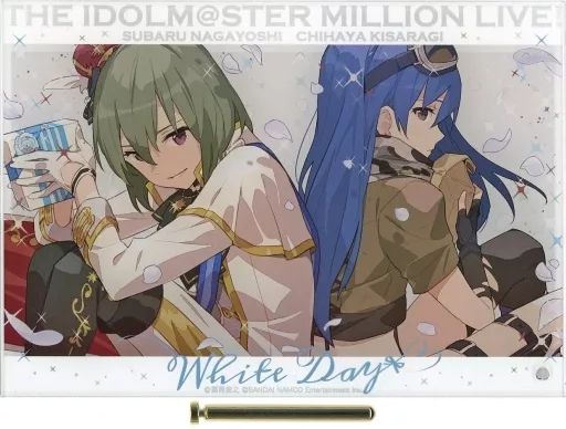 中古アクリルスタンド・アクリルパネル 如月千早＆永吉昴 White Day