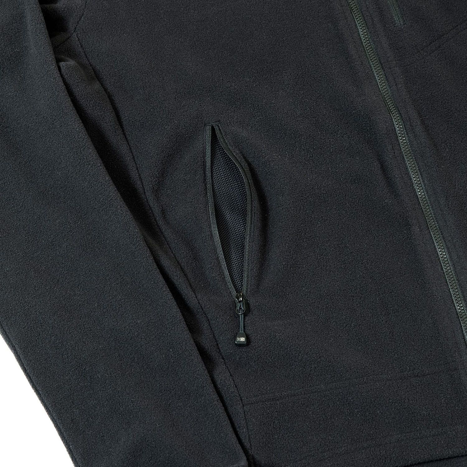 アウトドア GRPN TRAIL HOODIE トレイルフーディ フリース ジャケット 上着 ダブルジッパー 防寒 冬 刺繍ロゴ 通気性 速乾性 伸縮性 ポケット付き 101506 9000 BLACK USTAUSTRALIA_COM_AU