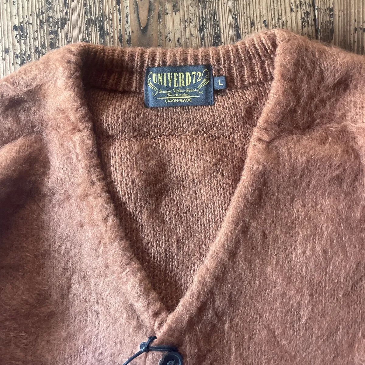 新品 25年秋冬モデル UNIVERD72 カートコバーン モヘアタッチ