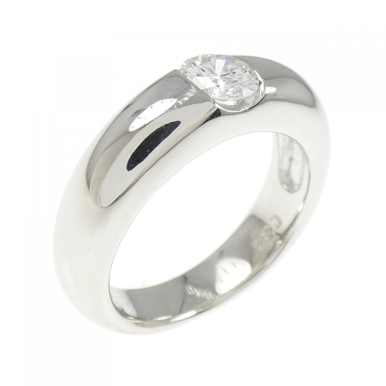 PT ソリティア ダイヤモンド リング 0.34CT - メルカリ