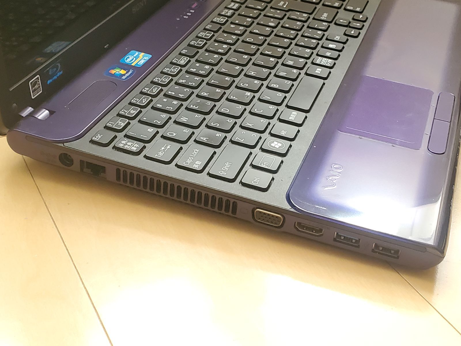 VAIO 超高速i7/新品高速SSD256GB/16GB//オフィス2021☆