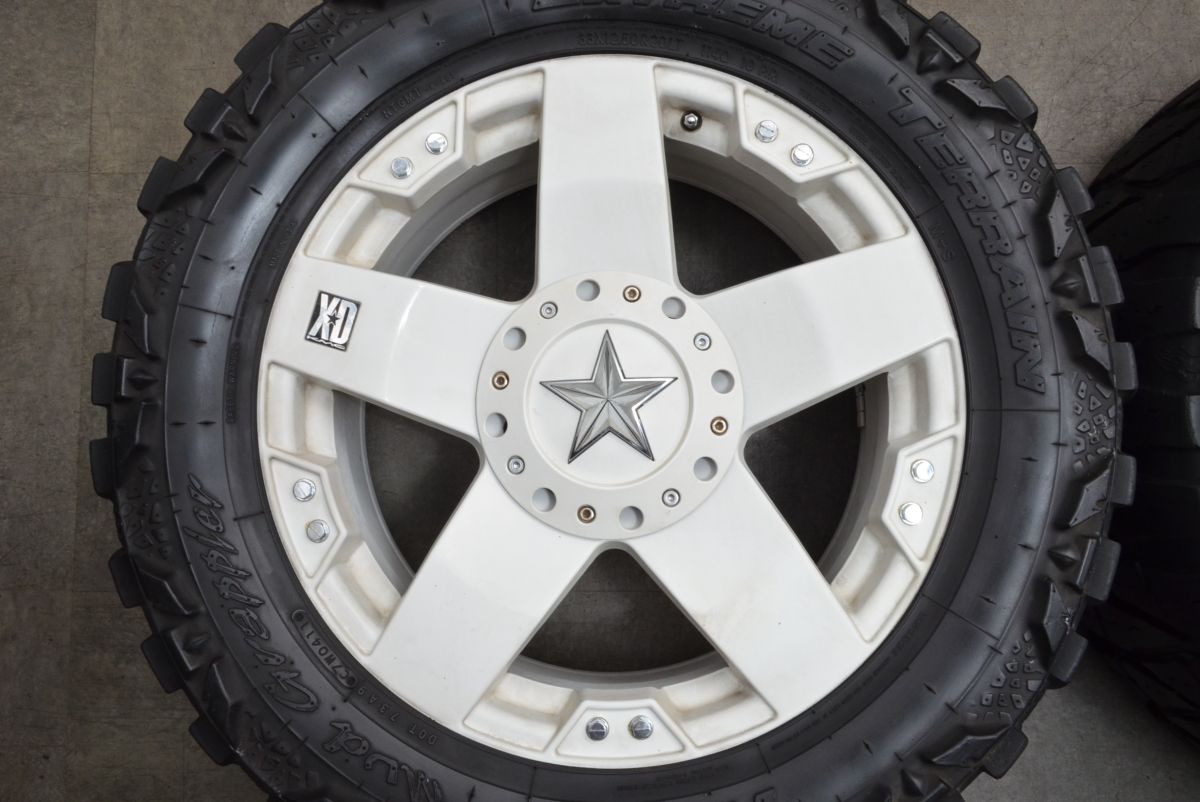 サイズ KMC XDシリーズ ロックスター 20in 8.5J 10 PCD139.7-150 5Hマルチ ニットー エクストリーム テレーン 33×12.50R20 LT FFCRYSTALESIA_COM