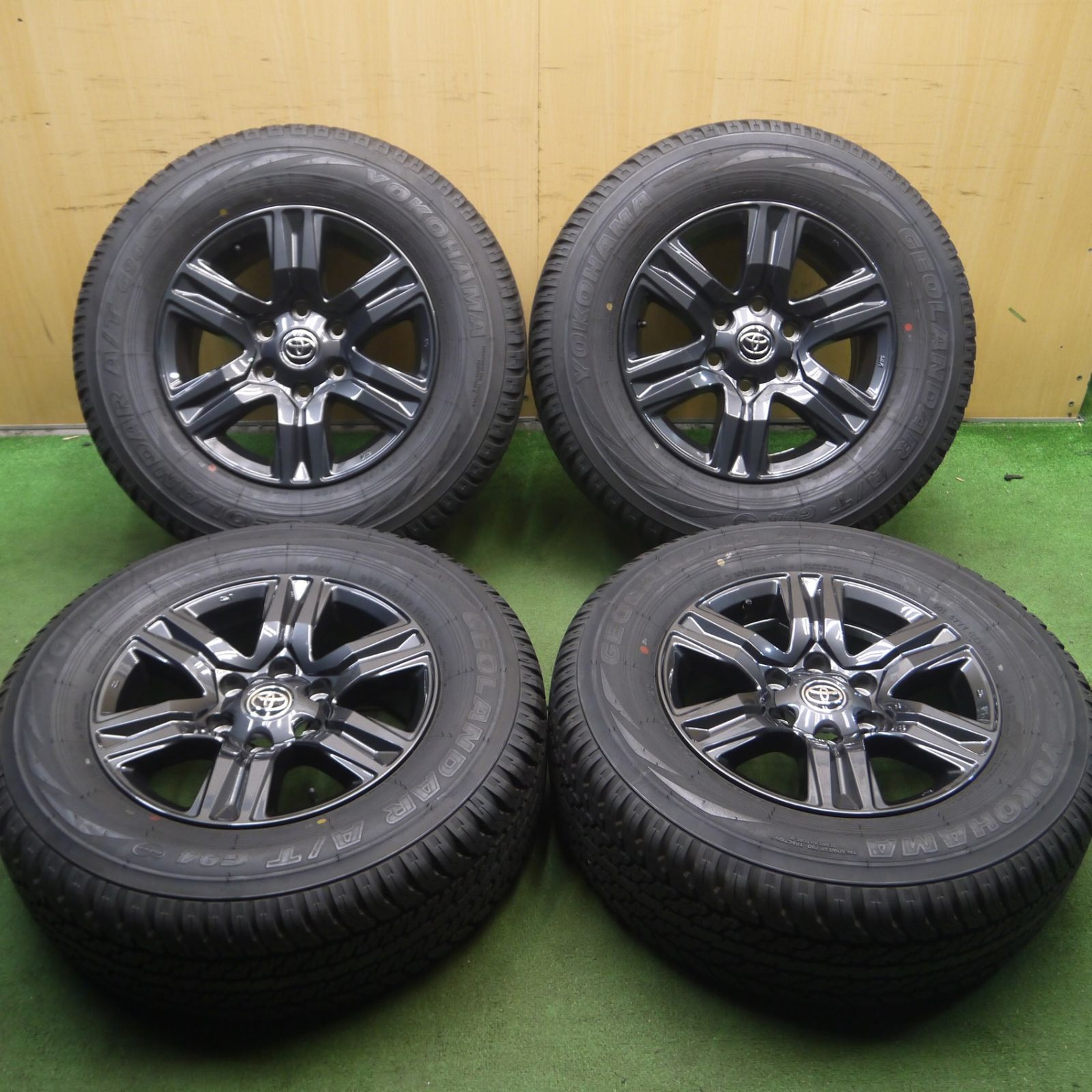 送料無料* 新車外し！22年☆トヨタ ハイラックス Zグレード 純正 265/65R17 ヨコハマ ジオランダー A/T G94  PCD139.7/6H☆4030102KKノ - メルカリ