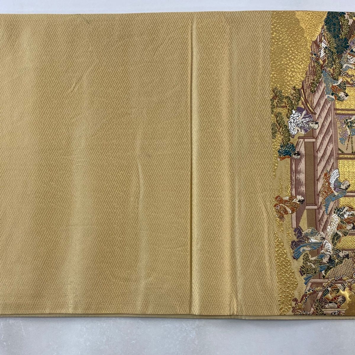 袋帯フルセット(7点)・極美品・ガード加工済・古典柄・深緑色・正絹・トールサイズ 楽天市場】緑 袋帯の通販