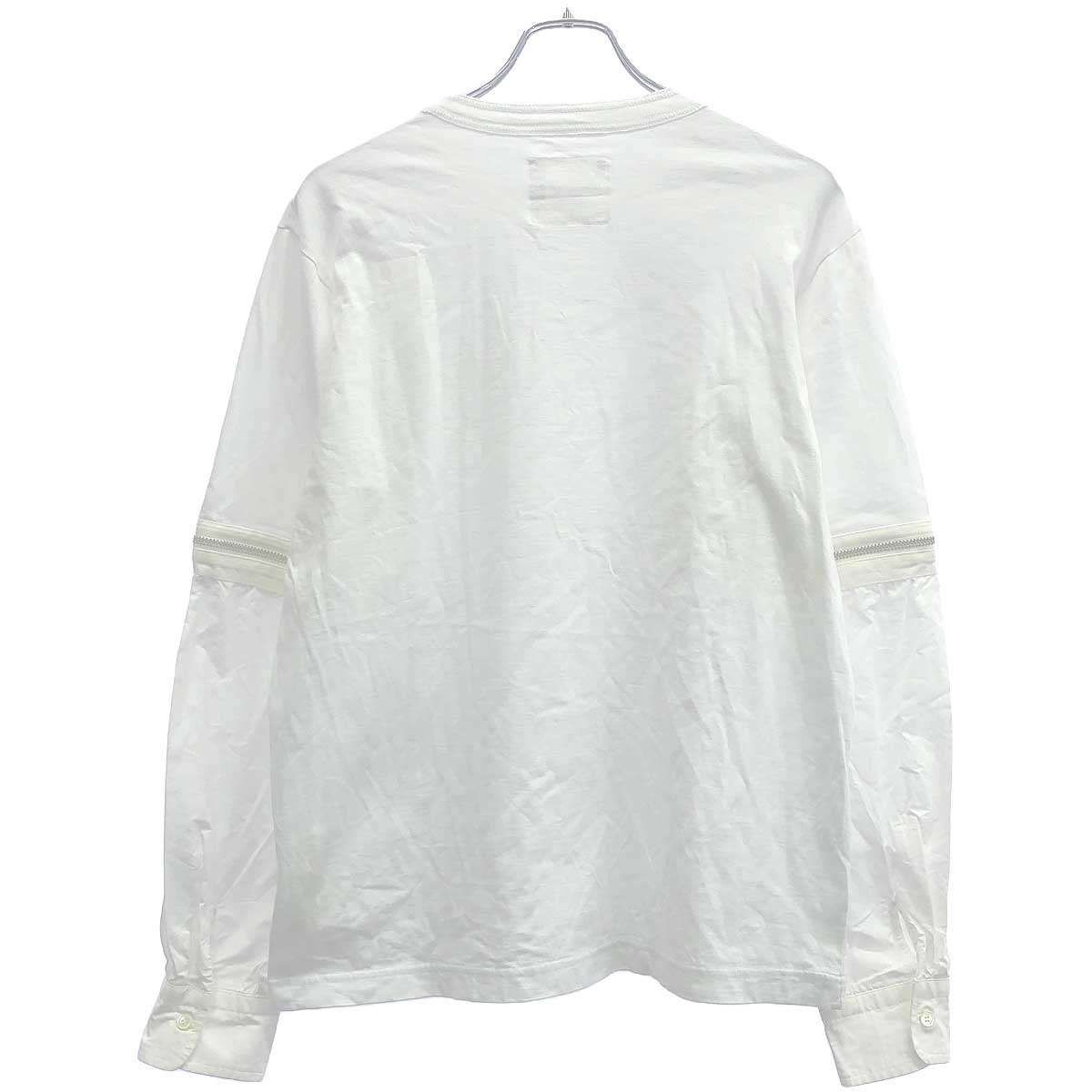 sacai サカイ 22SS ZIP SLEEVE LONG TEE ジップスリーブ