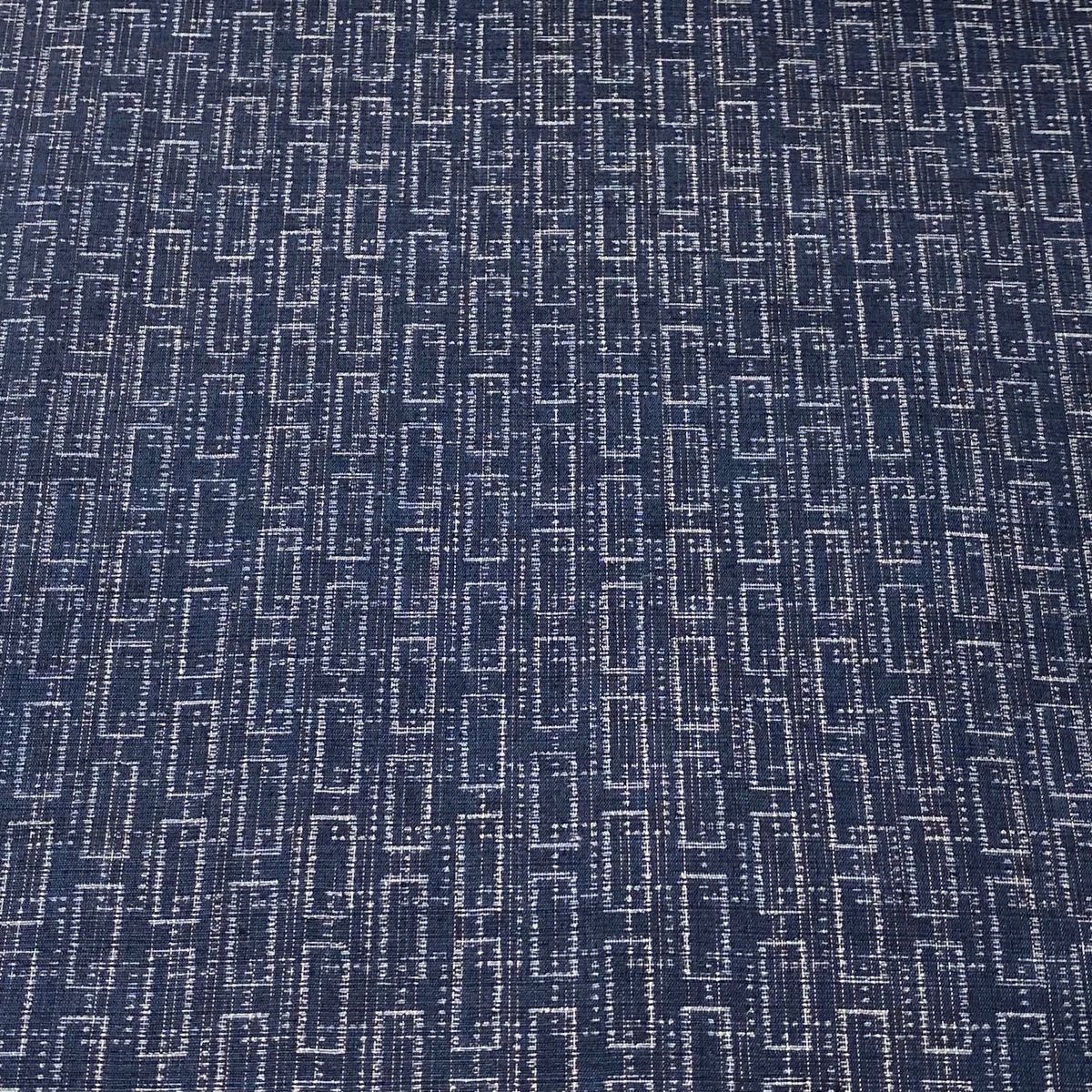 絹100% 紬反物 幾何学模様 反物 秀品 紬 幾何学 青灰色 正絹 【中古】 - メルカリ