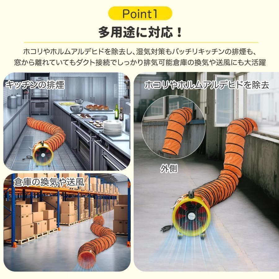 訳あり新品 倉庫送風機 工場扇 換気扇 強力 業務用 1012-140 - メルカリ