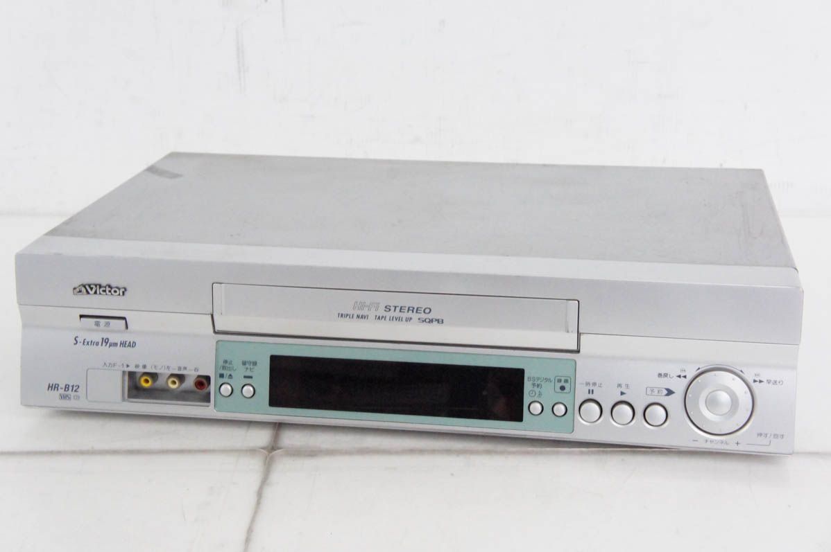 C JVC Victorビクター ビデオカセットレコーダー HR-B12 VHSビデオデッキ