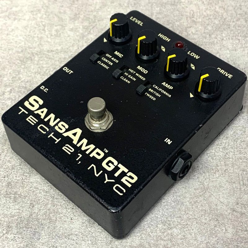 【加古川店】【楽器】  TECH21 | テック２１ テックトェンティーワン エフェクター SANSAMP GT-2 プリアンプ SANSAMP GT-2 プリアンプ ブラック 【472】