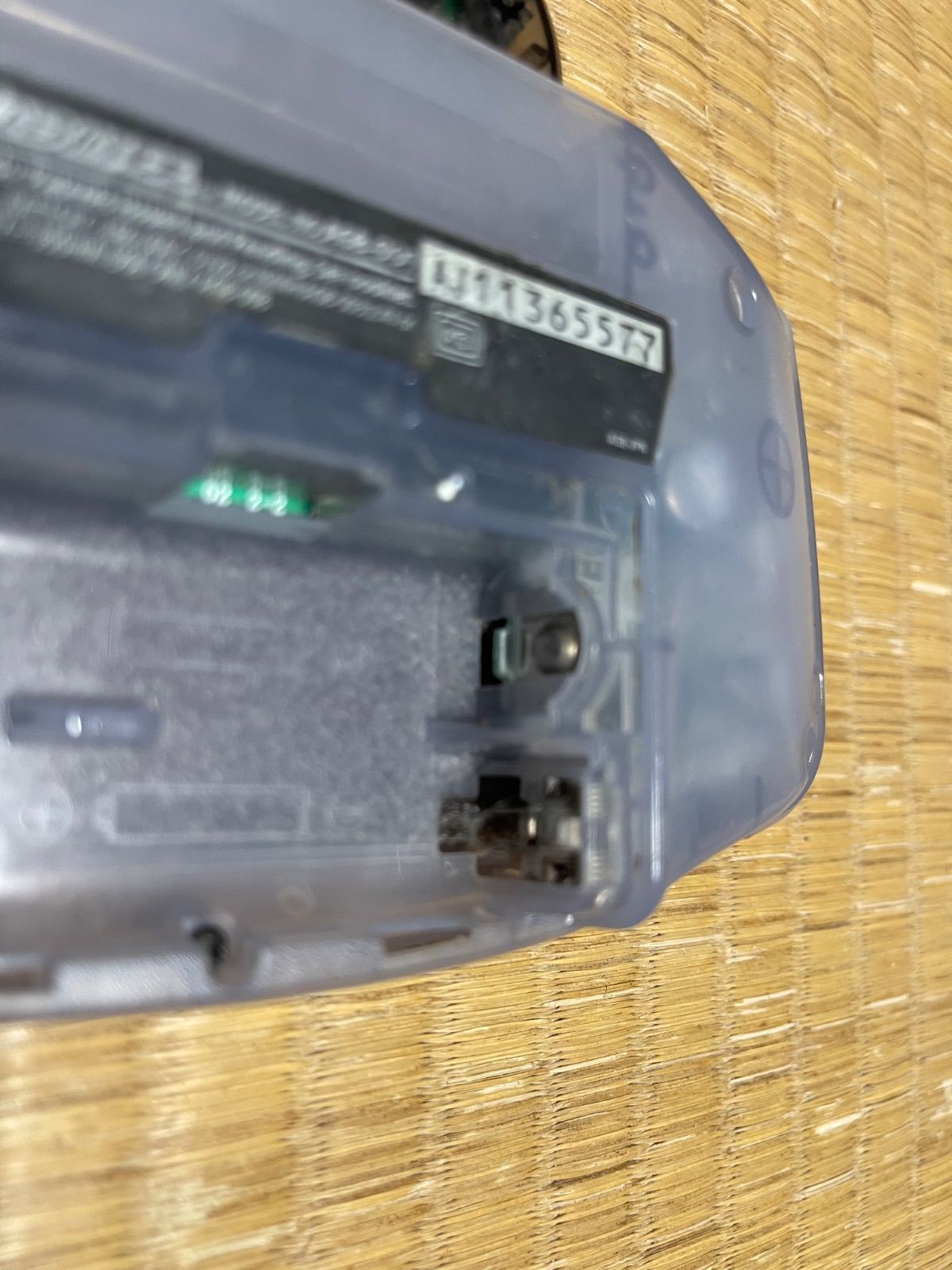 ジャンク ゲームボーイアドバンス ミルキーブルー GBA 通電不可 