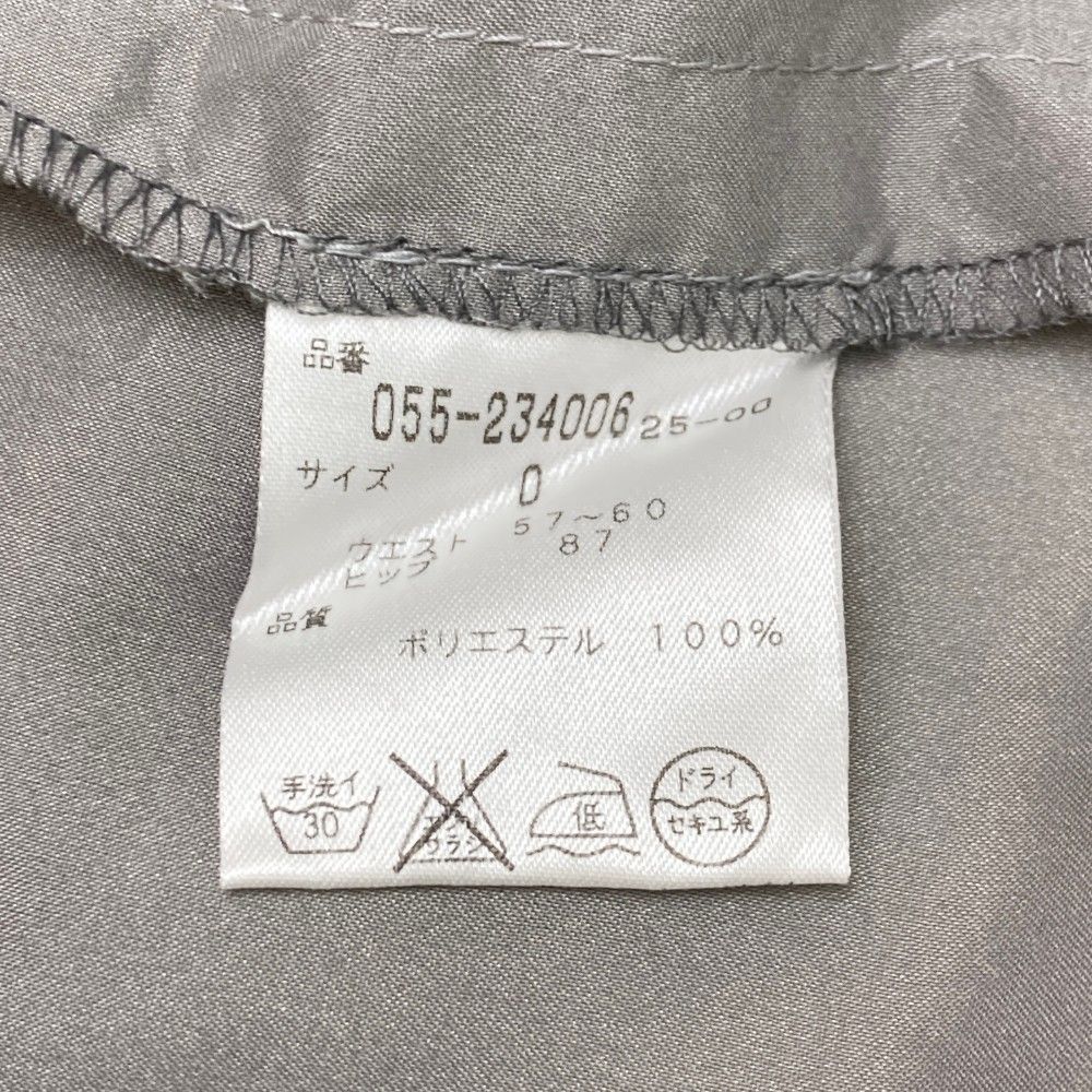 サイズ：0 PEARLY GATES パーリーゲイツ スカート グレー系