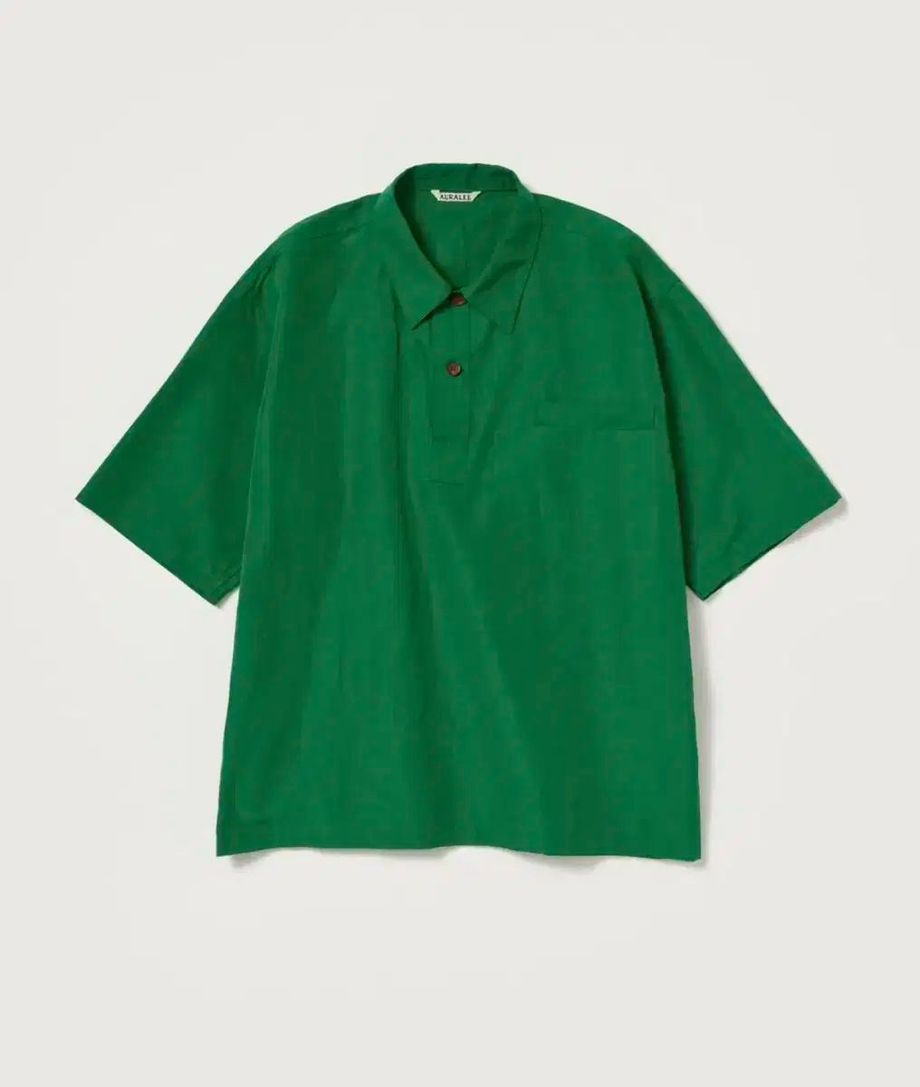 AURALEE 半袖 シャツ グリーン サイズ3