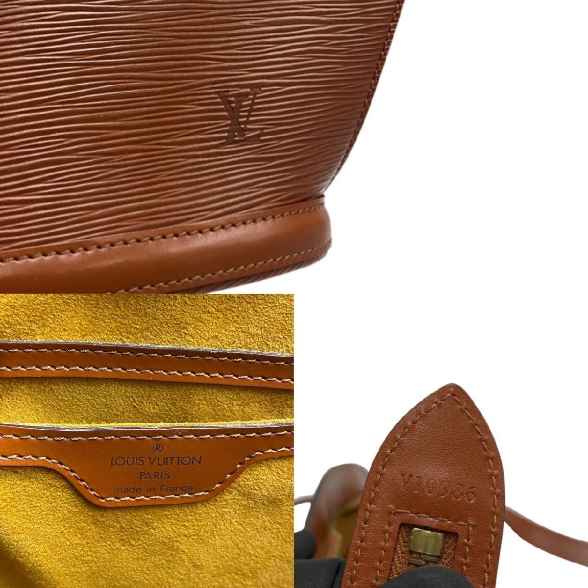 極 美品 LOUIS VUITTON ルイヴィトン サンジャック エピ レザー 本革