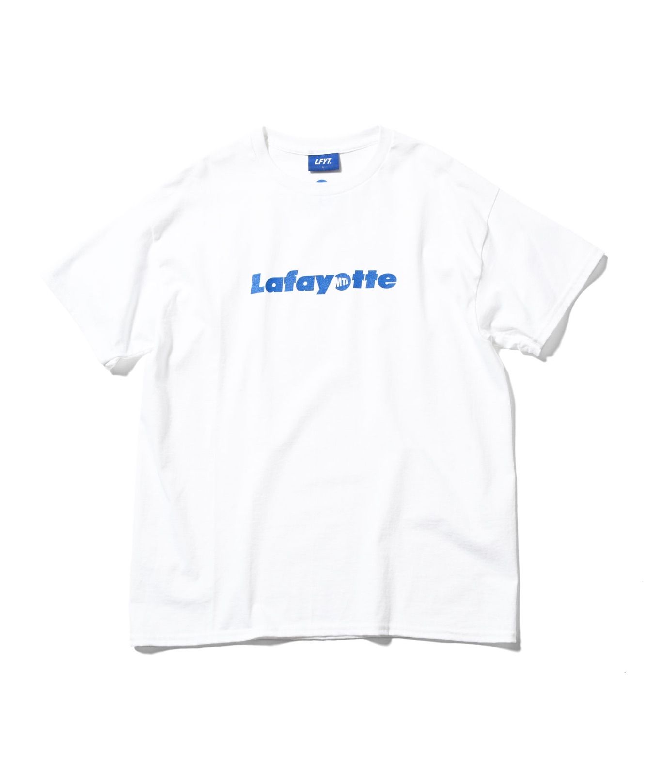 LFYT × MTA エルエフワイティー × エムティーエー Lafayette LOGO TEE 半袖Tシャツ LA240102 WHITE XLサイズ ¥7700 ＋ 送料¥600